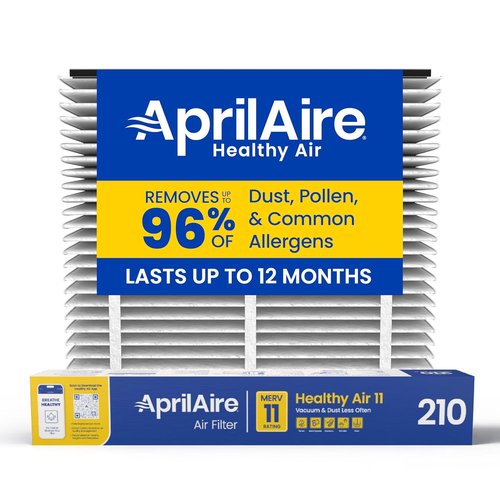 AprilAire 210 Replacement Filter - MERV 11 Whole House Air Purifier Filter, 20x25x4 Size (Single Pack)