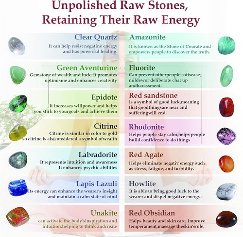 BABORUI Crystal Advent Calendar 2025 - Gemstone Countdown Box with 24 Unique Rocks for Kids & Families