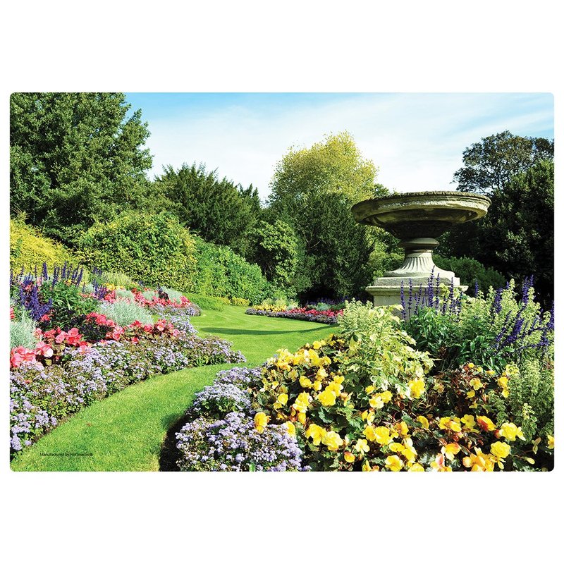 Hoffmaster 311103 English Garden Placemat, 100% Recycled Paper, 9-3/4" x 14", Printed (Pack of 1000)