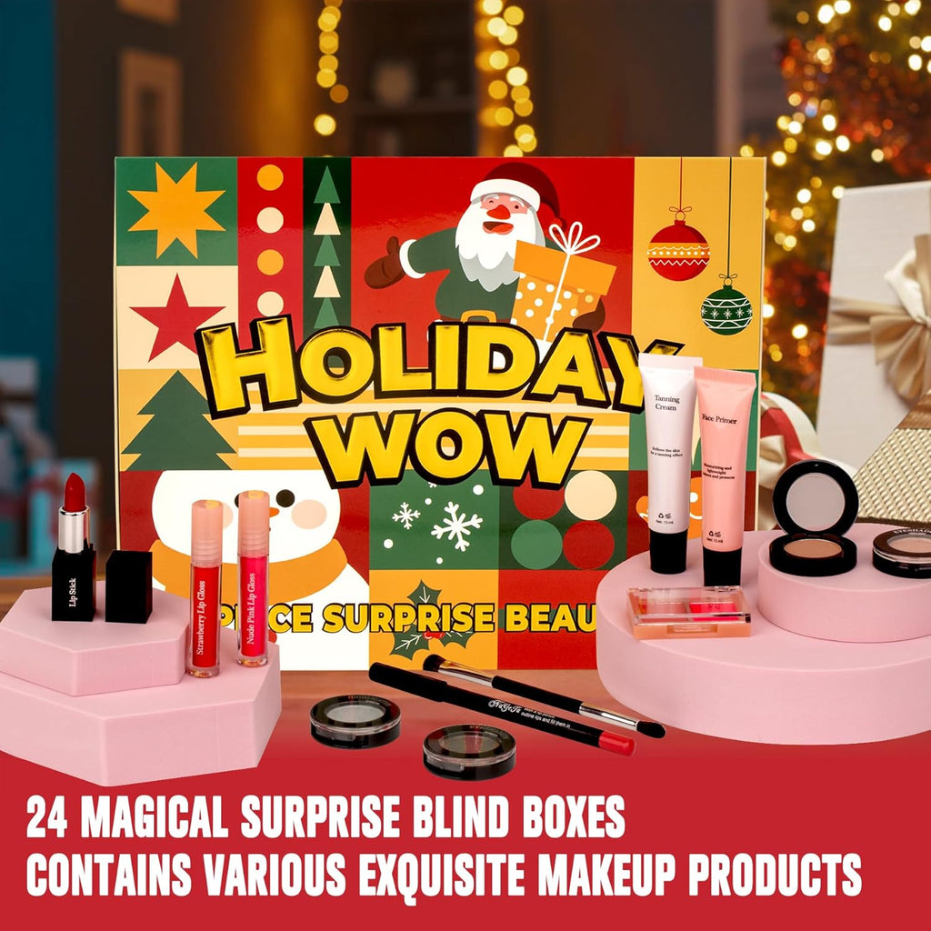 Skiennix Makeup Advent Calendar 2025 | 24 Days of Beauty Surprises - Perfect Christmas Gift for Teen Girls