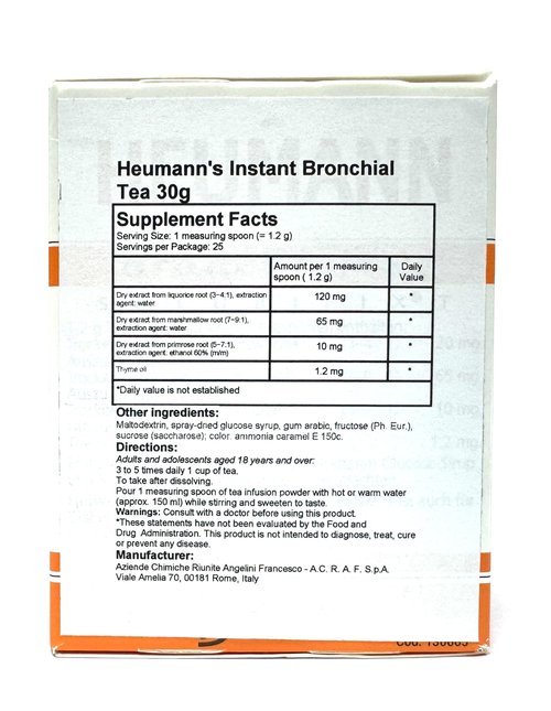 Instant Bronchial Tea 30g tea by Heumann