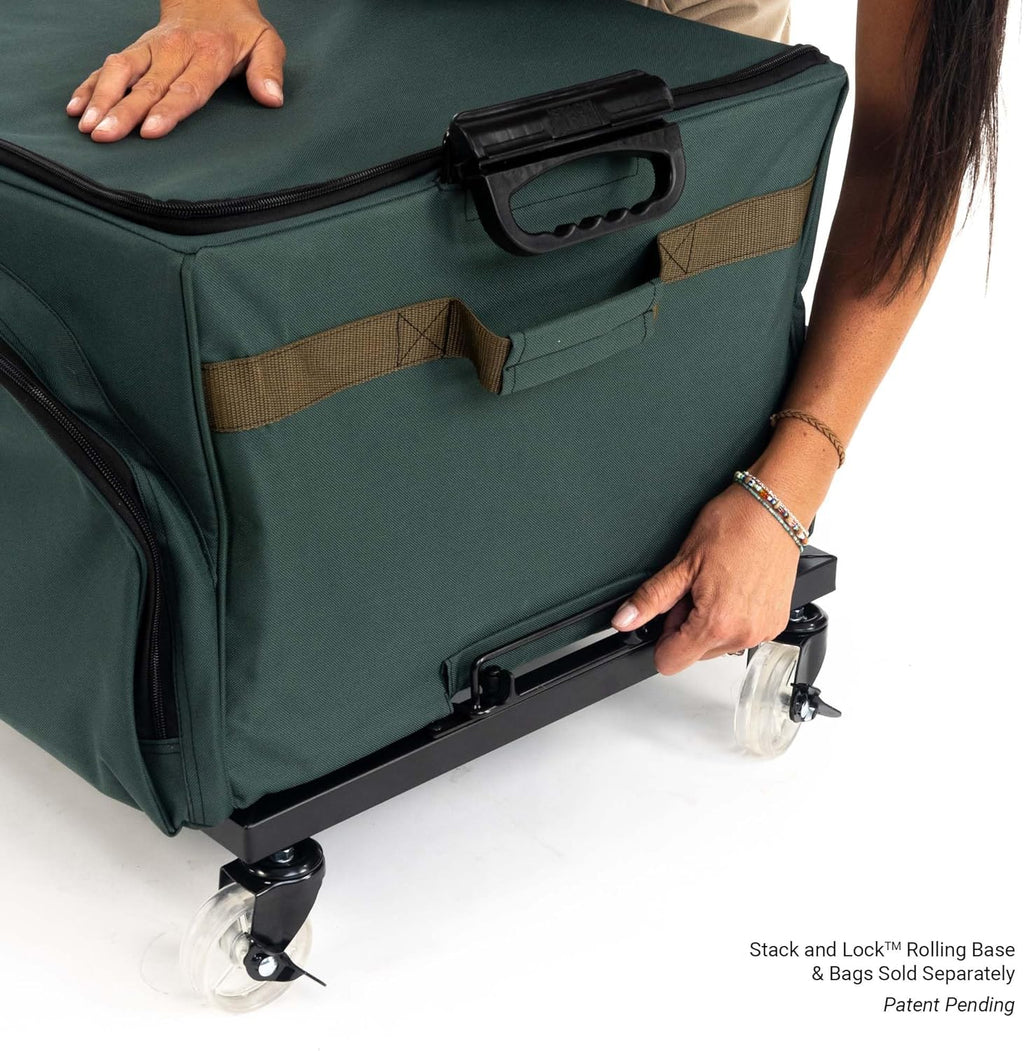 TreeKeeper Deluxe Ornament Storage Box - Holds 72 Ornaments Up to 4 Inches | Acid-Free Fabric Lining & 3 Removable Trays