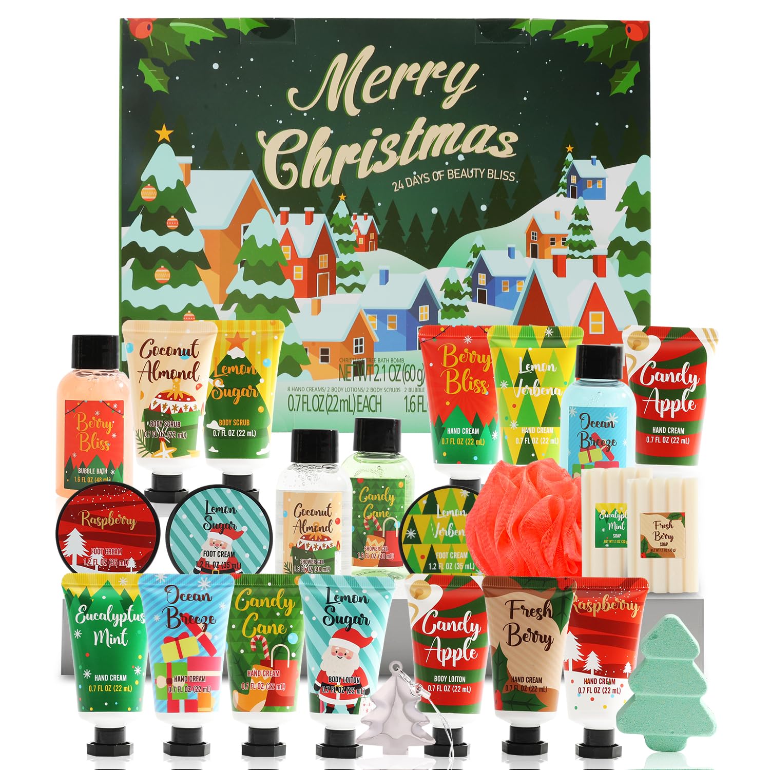Regine Switzerland Advent Calendar 2025 - 24 Days of Women's Hand Cream & Spa Gifts | Skincare Set for Teens
