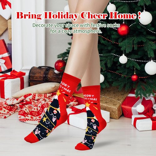 Advent Calendar 2025 - 12 Days Countdown Socks Set | Perfect Holiday Gifts for Women & Teens