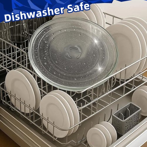 MorefaLife 15.75" Microwave Glass Plate compatible with KitchenAid W11373838 W10832238 W11340343 replacement for 15 3/4 inch Microwave Glass Turntable 461967721091