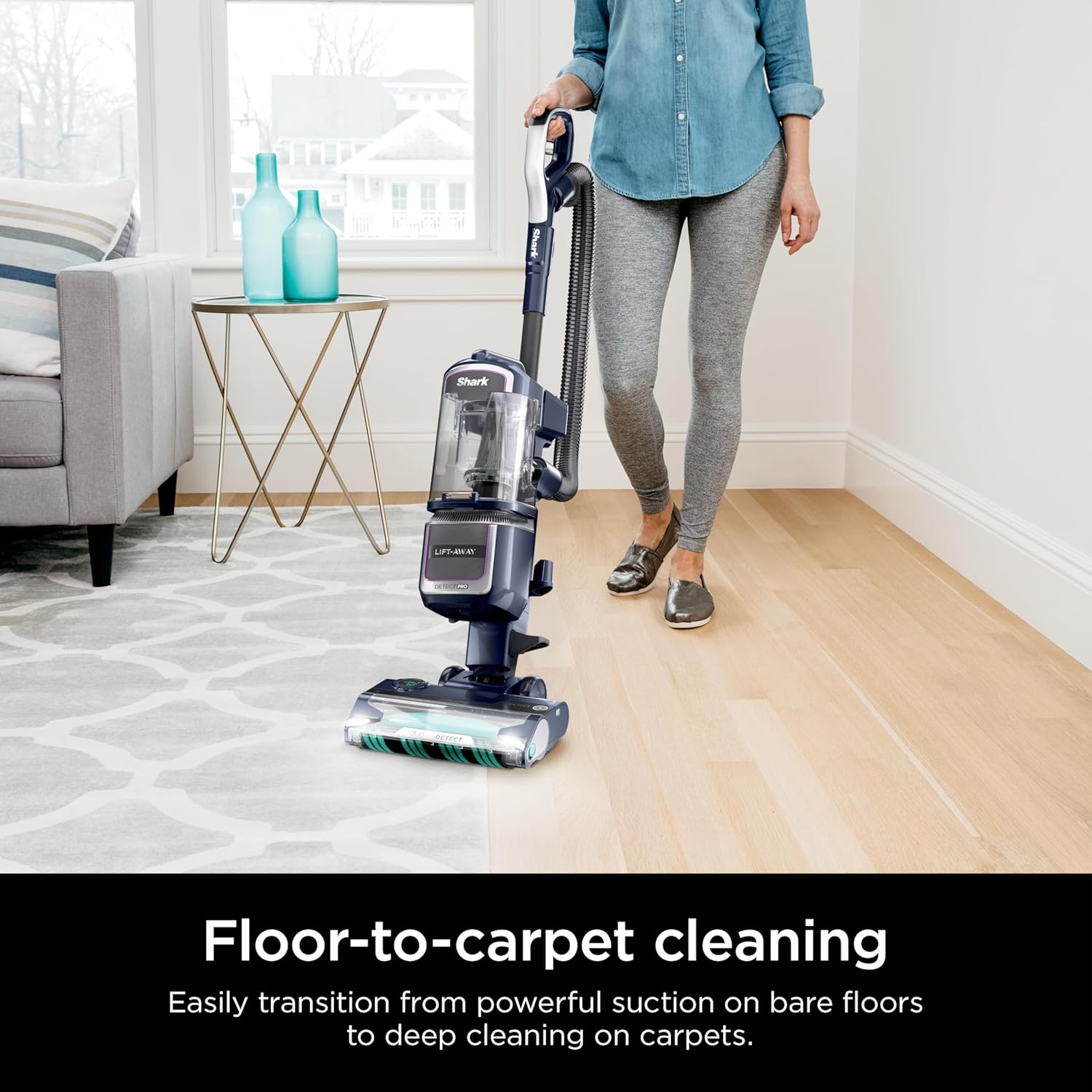 Shark Detect Pro Speed Lift-Away Vacuum - Bagless, DuoClean, Anti-Allergen, Odor Neutralizer | Model LA742