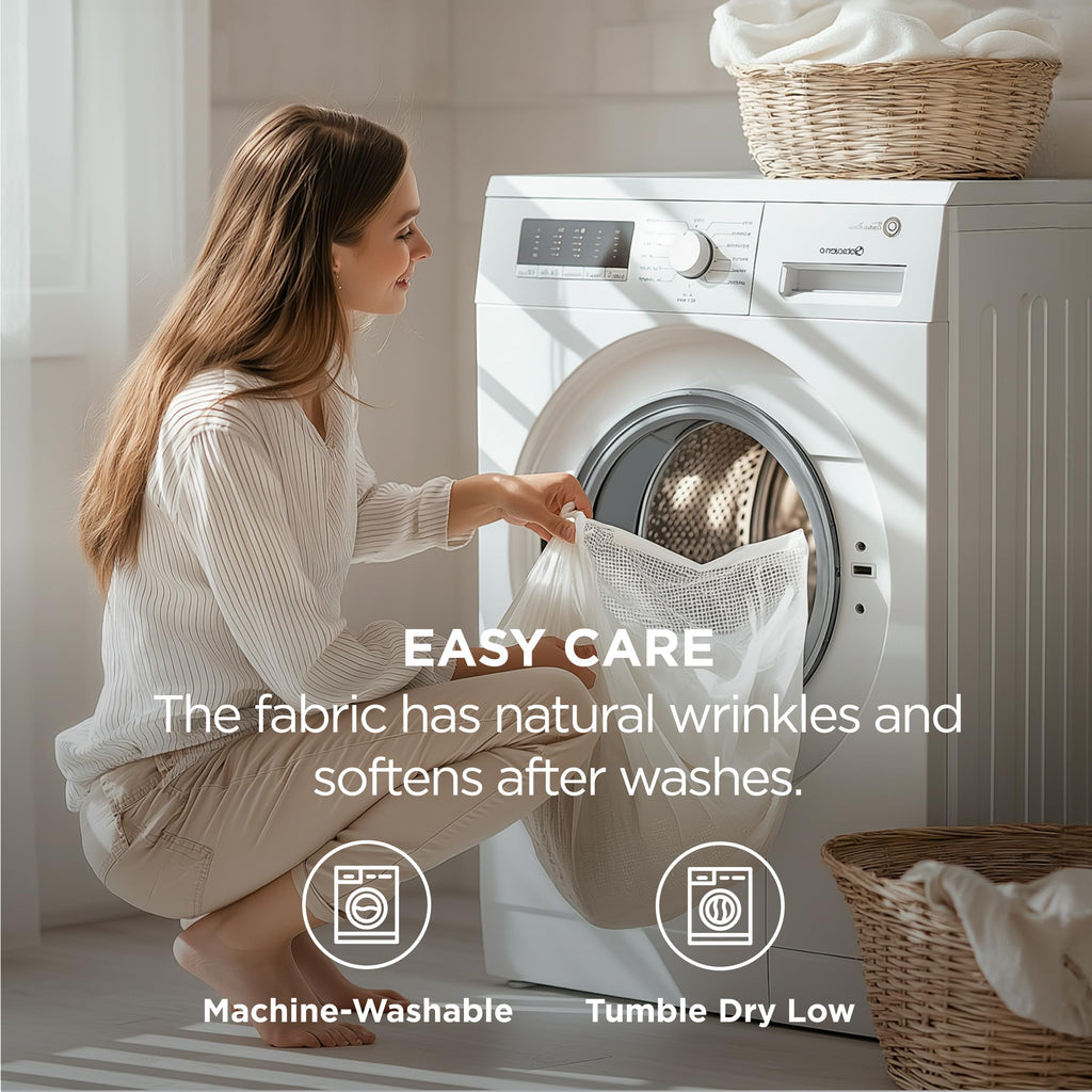 Bedsure 100% Cotton Sheets King Size Set - 500 Thread Count Cotton Sateen Bedsheets, Luxury Hotel Quality, Soft & Breathable Bedsheets, 16" Deep Pocket, 4-Piece, Include King Flat Sheet White