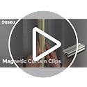 8-Pair Magnetic Curtain Clips - Damage-Free Curtain Closure for Blackout