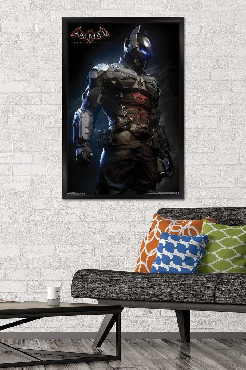 Trends International DC Comics VIdeo Game - Arkham Knight - Armor Wall Poster, 22.375" x 34", Black Framed Version