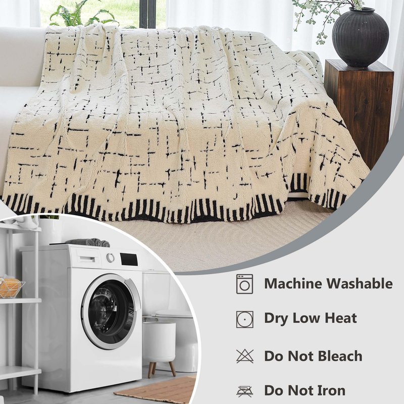 Yajue Sherpa Fleece Couch Cover for 2 Cushion Sofa, Beige, 71" x 118" – Pet Proof Sofa Covers, Heavy Duty, Scratch Resistant, Pet Friendly Furniture Cover – Easy Install, Machine Washable