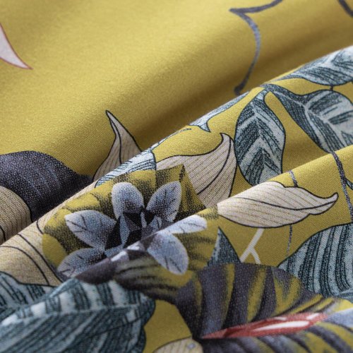 TISPLR King Comforter Set Flowers 3 Pieces Soft 3D Bedding Comforter Set Tree Branches Flowers Birds Print Botanical Comforter Set for All Seasons 1 Comforter and 2 Pillowcases (Birds, King)