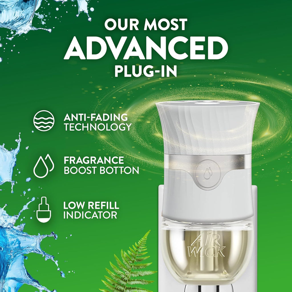 Air Wick Scented Oils - Fresh Waters Fragrance | 0.67 Fl Oz Refill for Lasting Aroma