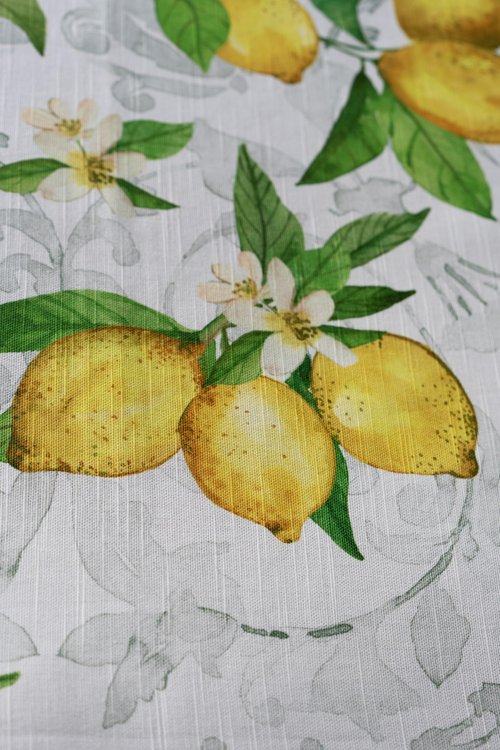 Maison d' Hermine Table Cloth Rectangle Table 100% Cotton 70 x 90 Inches Tablecloth Reusable Decorative for Dining Kitchen Room Farmhouse Home Easter Decorations Spring Summer - Cedrat