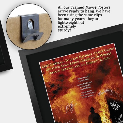HWC Trading Backdraft Kurt Russell 16 x 12 inch Framed Gifts Printed Poster Signed Autograph Picture for Movie Memorabilia Fans - 16" x 12" Framed
