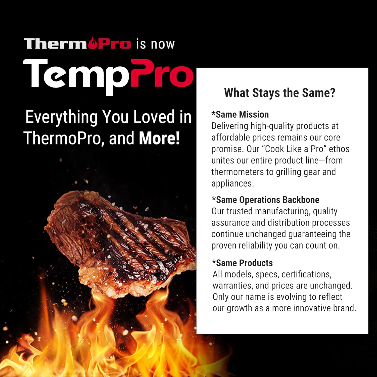 TempPro TP03B Digital Meat Thermometer - Instant Read with Backlight for Cooking & BBQ | Perfect for Grill, Smoker, and Candy