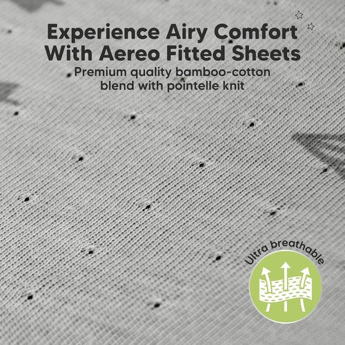 KeaBabies Fitted Crib Sheets - Soft Bamboo Viscose Cotton, 2-Pack, 52x28, Gender Neutral (Butterflies)