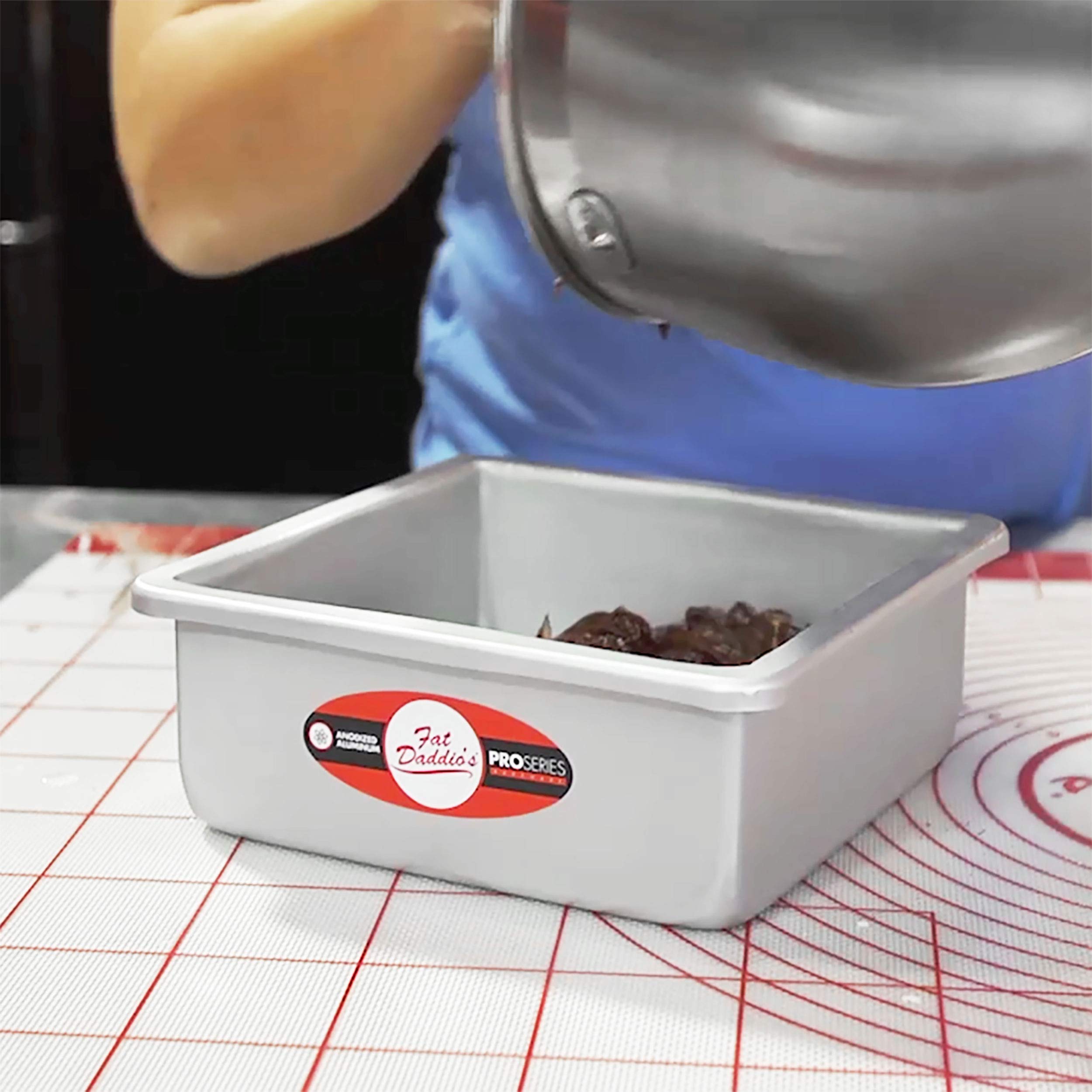 Fat Daddio's Anodized Aluminum Square Cake Pan, 10 x 2 Inch