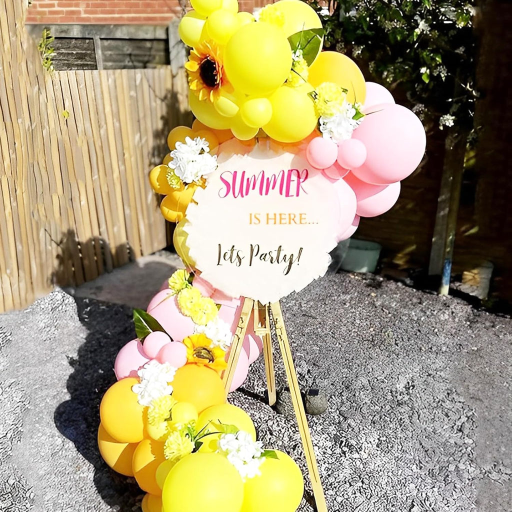 Voircoloria Yellow Balloons - 12-Inch Latex Balloons, 66-Pack for Graduation, Weddings & Parties