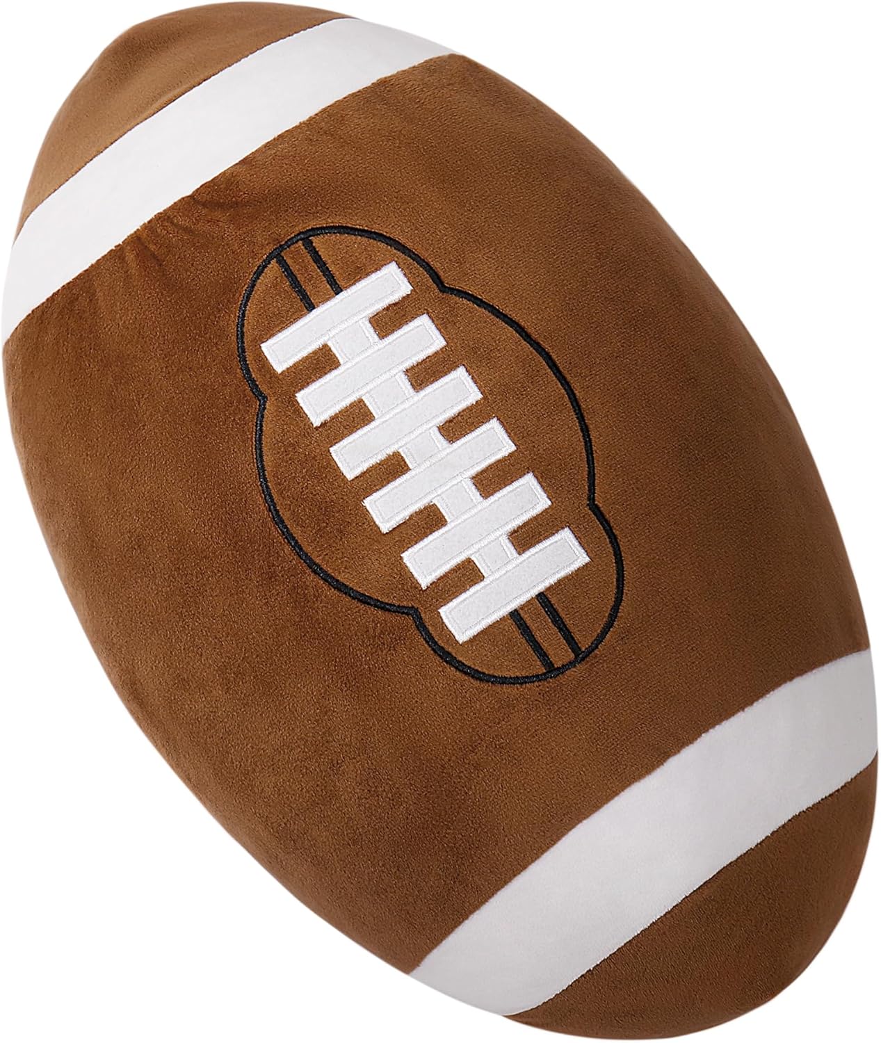 OurHonor Football Plush - 18" Soft Fluffy 3D Stuffed Football Pillow | Cute Indoor Outdoor Decoration for Kids
