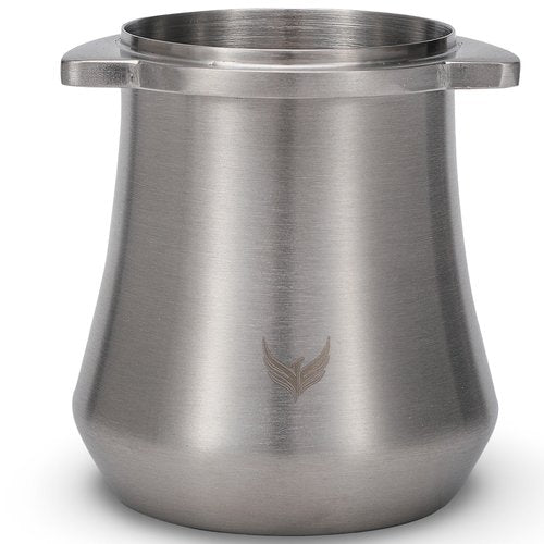 KNODOS 54mm Dosing Cup for Breville Espresso Machine and Grinders, Stainless Steel Coffee Bean Dosing Cup 54 mm With Grinder Activating Tab (Silver)