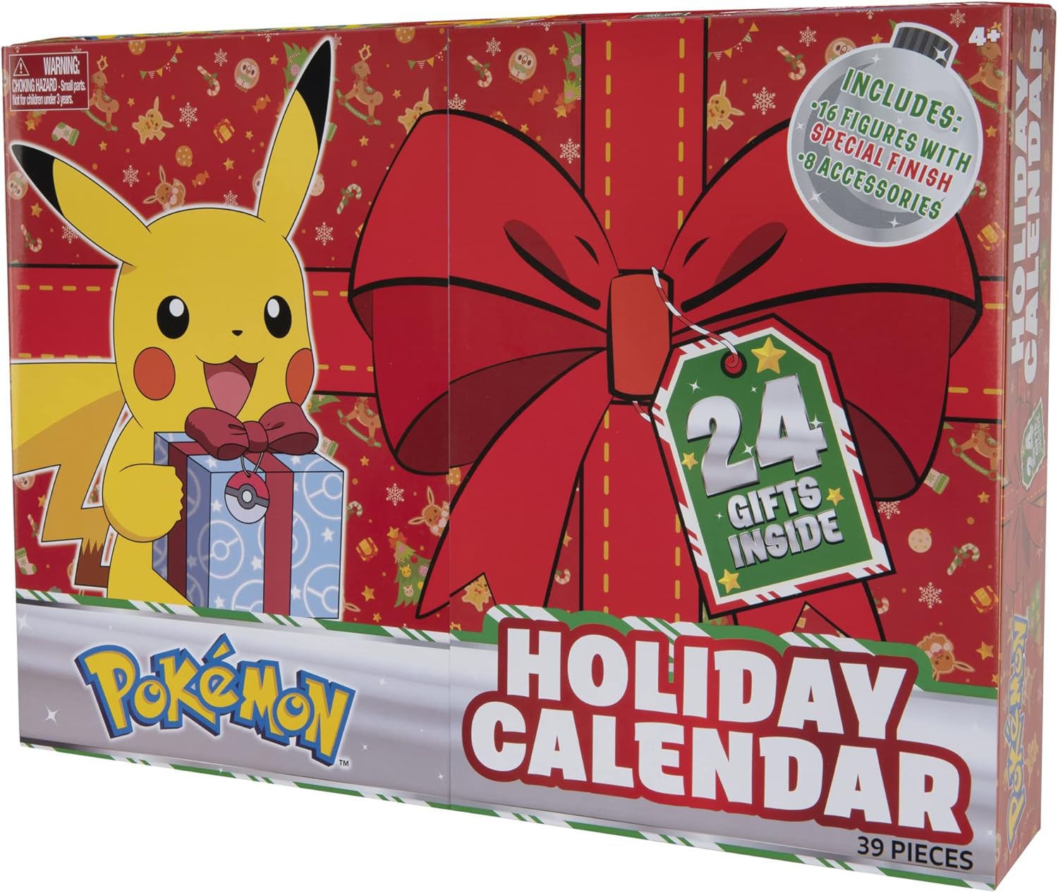 POKÉMON Advent Calendar 2021 - Festive Collectible with Exclusive Holiday Surprises