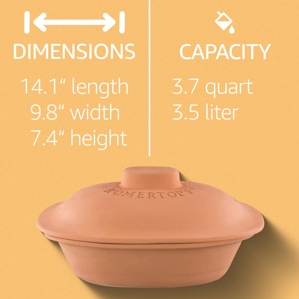 Römertopf 19005 Clay Baker 4 People MADE IN GERMANY