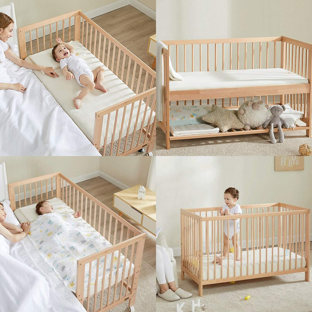 NTBAY 100% Brushed Microfiber Fitted Crib Sheet - Super Soft & Cozy for Standard Cribs | Yellow, 28x52 Inches