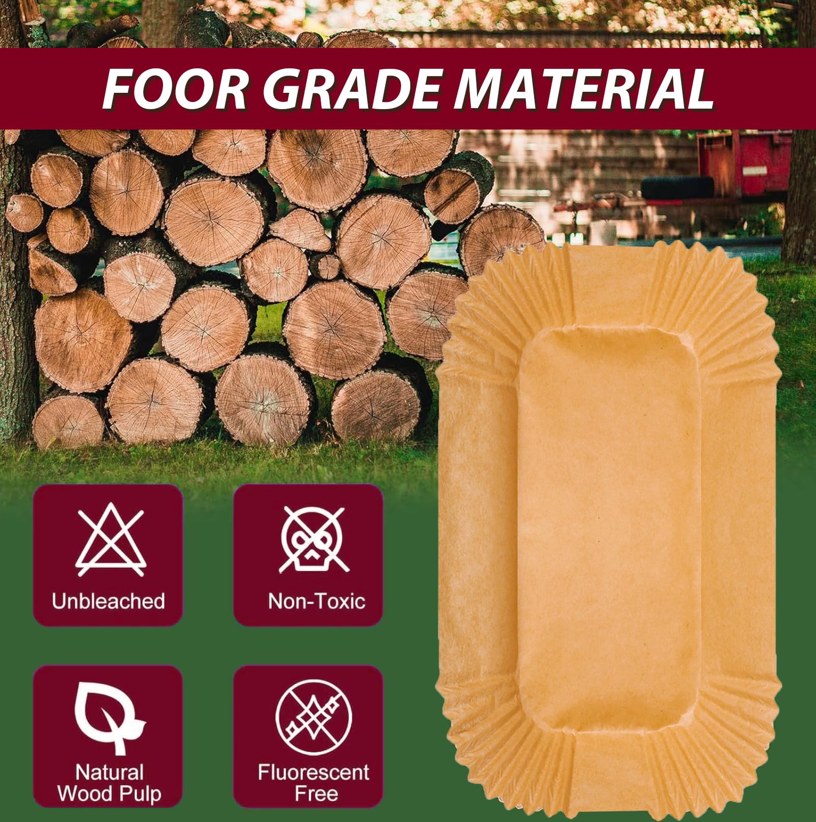 ZOWVAAM Loaf Pan Liners, 2lb Loaf Pan Parchment Liners for Baking Bread 9x5, 125 Pcs Non-Stick Disposable Bread Pan Liners, Loaf Bread Liners for Baking