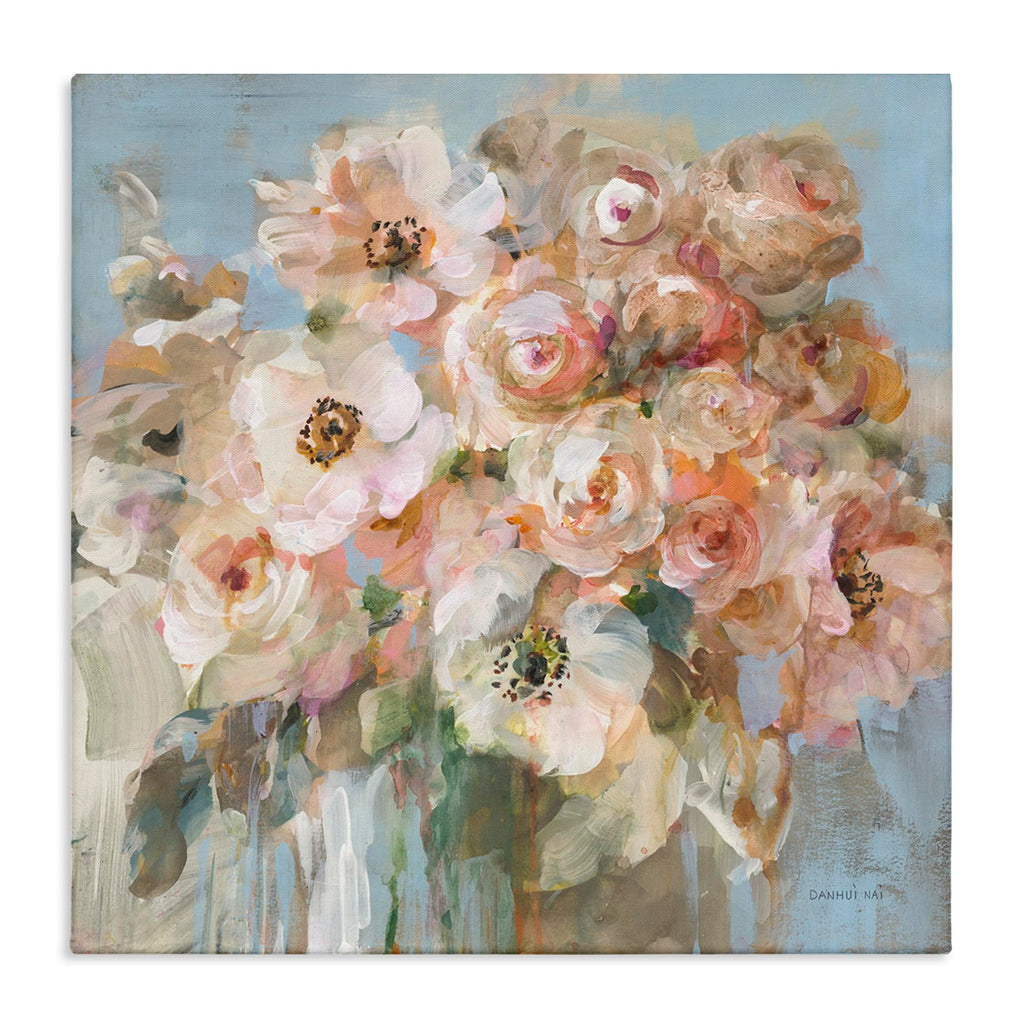 Stupell Industries Blushing Bouquet Pink White Floral Canvas Wall Art, Design by Danhui Nai