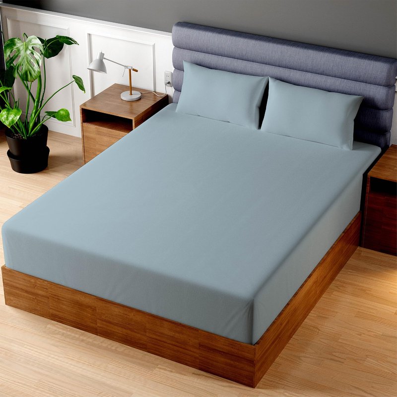 Superity Luxurious Hotel Quality RV Fitted Sheet 100% Cotton Ultra Soft, Skin-Friendly & Hypoallergenic Deep Pocket Fits 12 Mattress Easy Care & Snug Fit (RV Size 48 x 75)