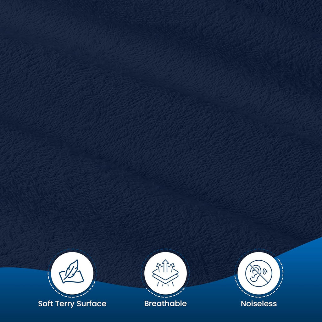 Utopia Bedding Waterproof Mattress Protector - Premium Terry Cover for Twin XL | Breathable & Stretchable (Navy)