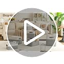 Large Fabric Storage Baskets 3 Pack for Shelves and Closets Grey