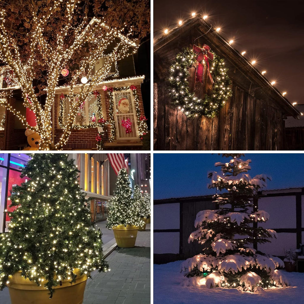 Skiennix Mini String Lights - 100 Clear Incandescent Bulbs for Indoor Christmas & Party Decor