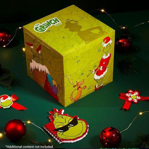 Grinch Advent Calendar 2025 - 24 Days of Christmas Countdown | Festive Decor & Gifts for Women & Teens
