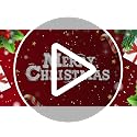 48-Inch Christmas Tree Skirt with Snowflake & Reindeer Design - Rustic Holiday Decor