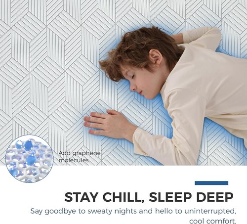 FATHOM Firm Twin Mattress - 8 Inch Memory Foam for Back Pain Relief | Cool Sleep with Gel Foam