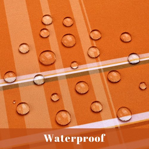 ASPMIZ Autumn Fall Tablecloth for Thanksgiving, Gingham Buffalo Plaid Table Cloth, Checkered Waterproof Spillproof Table Cover for Dinner Kitchen Party Holiday Decor, Yellow Orange, Oval 60 x 84 Inch