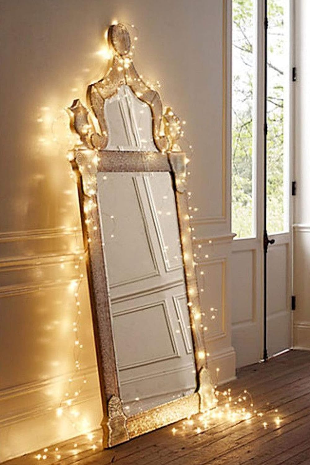 Perfectday 200 LED Copper Fairy String Lights - 66 FT Warm White Waterproof USB Powered for Indoor & Outdoor Decor