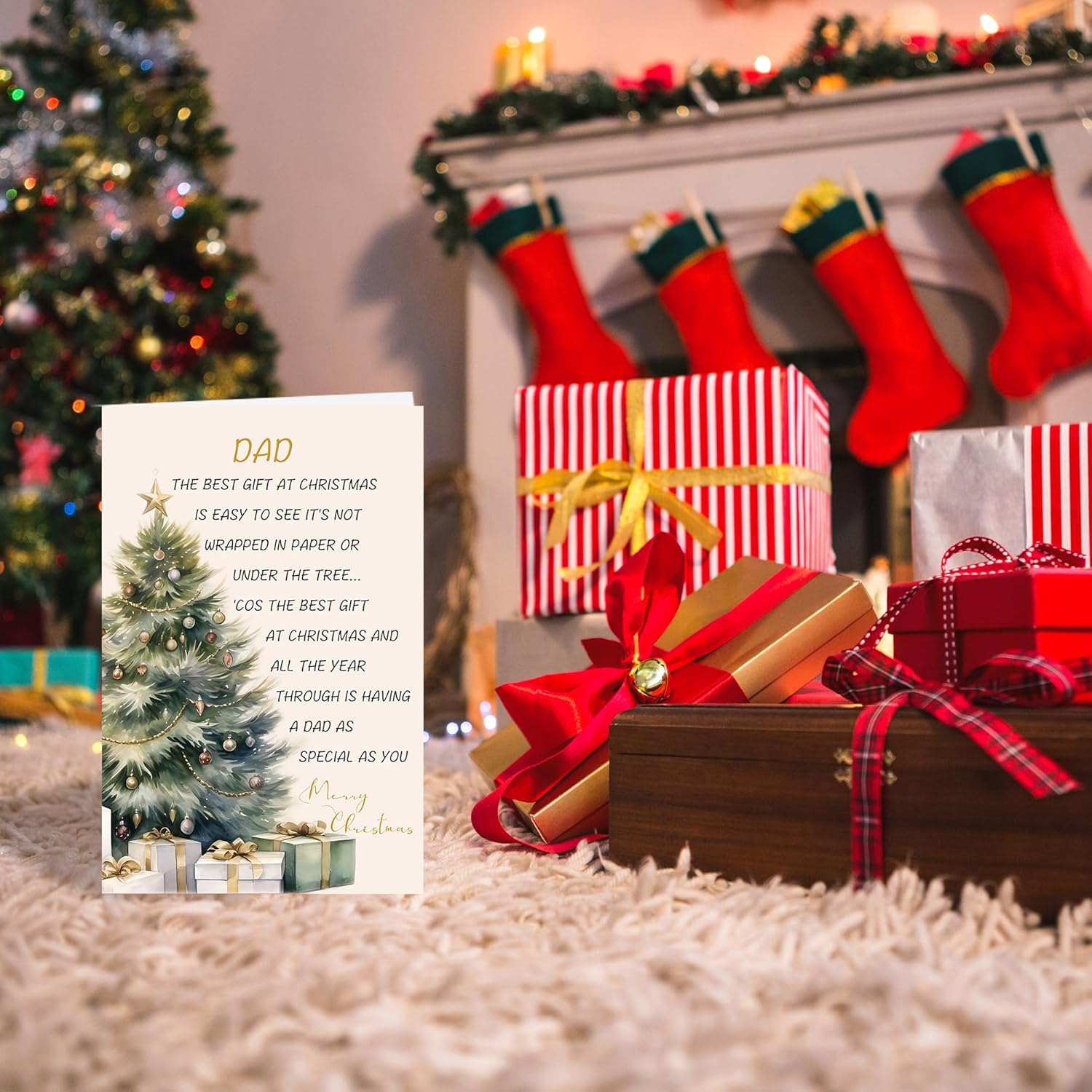 Regine Switzerland Merry Christmas Cards for Son - Heartwarming Gift with Envelope | Perfect for Family Celebrations
