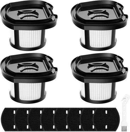 Bissell Vacuum Replacement Filters - 4 Pack Compatible with Pet Hair Eraser Models | Mesh & Foam Filters