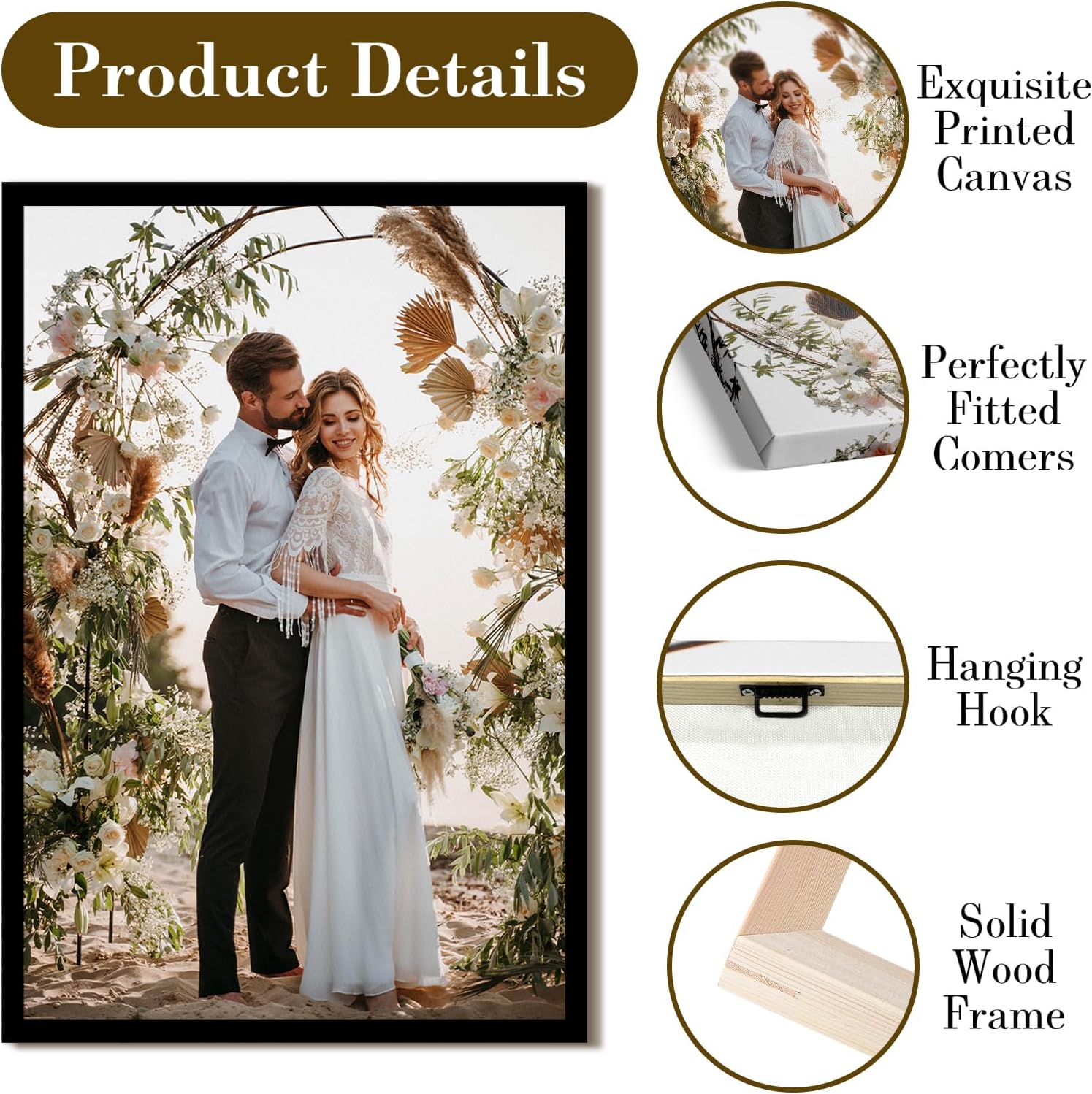 Skiennix Custom Canvas Prints - Personalized Photo Gifts for Home Decor | 16x24 Floating Frame
