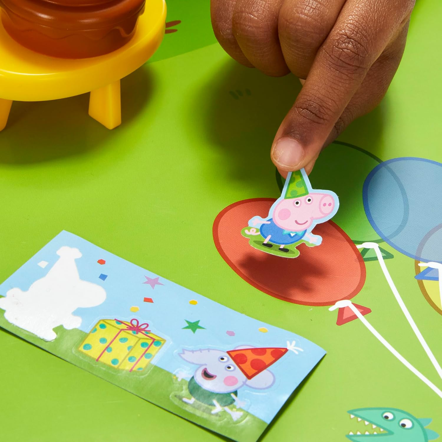 Peppa Pig George's Party Advent Calendar - 24 Surprise Toys & Stickers | Fun Preschool Gift for Ages 3+
