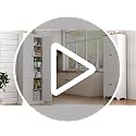 72-Inch Tall Kitchen Pantry Cabinet with Adjustable Shelves, White