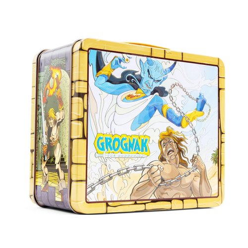 Toynk Fallout Grognak The Barbarian Retro-Style Metal Lunchbox | Reusable Storage Tin Container