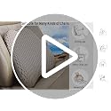 Memory Foam Lumbar Support Pillow for Car and Office Chairs