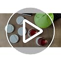 Marble & Gold Brass Inlay Coasters Set of 6 | Elegant White Drink Coasters