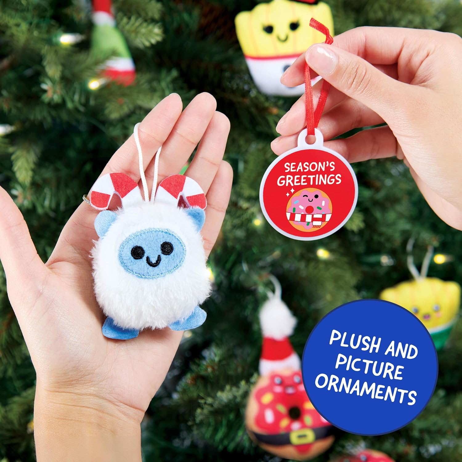 Relatable Emotional Support Advent Calendar - 24 Mini Plush Toys & Ornaments | Fun Countdown Gift for All Ages