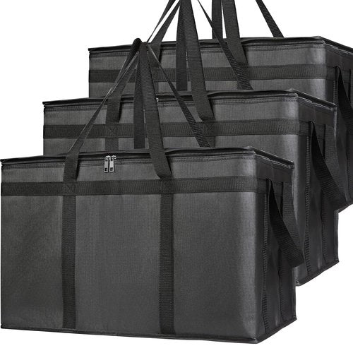 Bodaon Insulated Food Delivery Bag - XXXL Pizza Cooler for Rideshare & Catering | Thermal Carrier