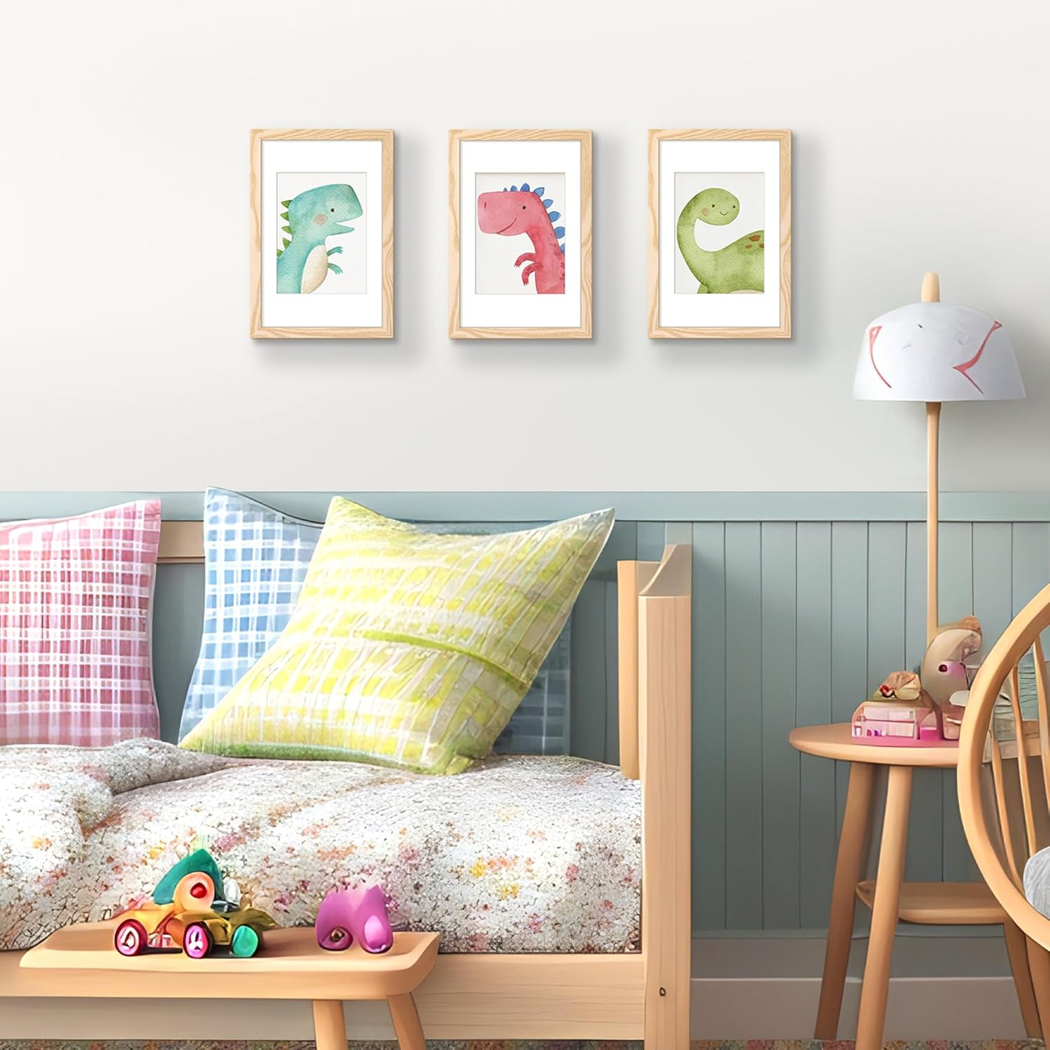 Upsimples 8x12 Picture Frame - Versatile Display for 6x8 Photos with Mat or 8x12 Without | Natural Finish