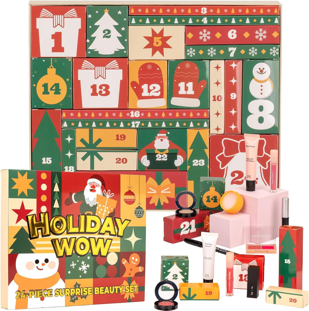Skiennix Makeup Advent Calendar 2025 | 24 Days of Beauty Surprises - Perfect Christmas Gift for Teen Girls
